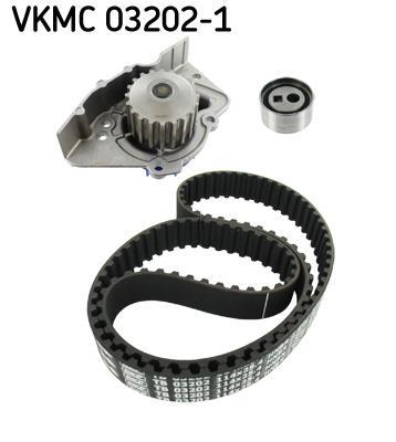 Pompe à eau + kit de courroie de distribution (Kit courroie de distribution) SKF ref. VKMC 03202-1